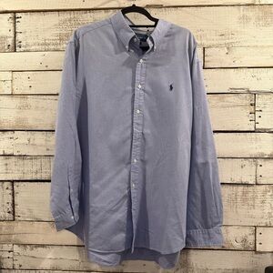 Polo Ralph Lauren Shirt Mens 18 34/35 Long Sleeve Button Up Shirt Classic Fit